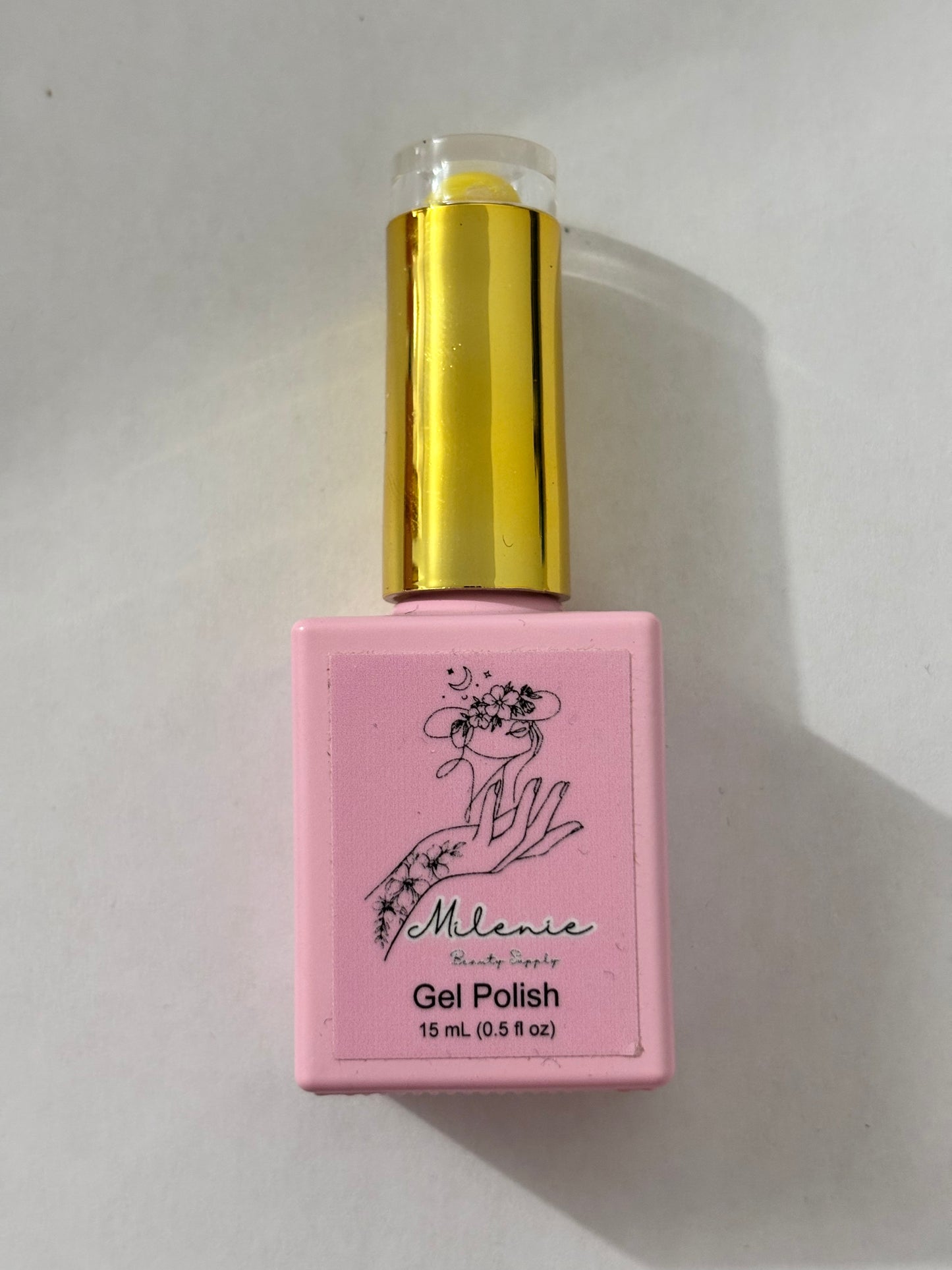 Milky yellow Gel Polish